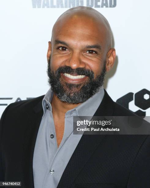 Actor Khary Payton attends "Survival Sunday: The Walking Dead and Fear The Walking Dead" at AMC Century City 15 theater on April 15, 2018 in Century...