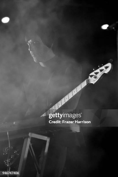 Matt McJunkins of A Perfect Circle performs onstage during the 2018 Coachella Valley Music and Arts Festival Weekend 1 at the Empire Polo Field on...