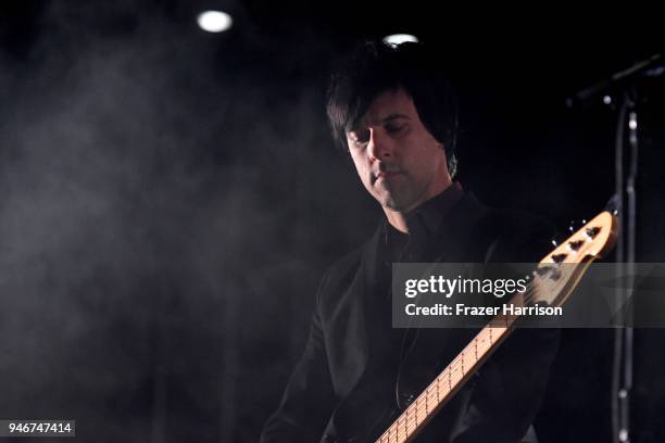 Matt McJunkins of A Perfect Circle performs onstage during the 2018 Coachella Valley Music and Arts Festival Weekend 1 at the Empire Polo Field on...