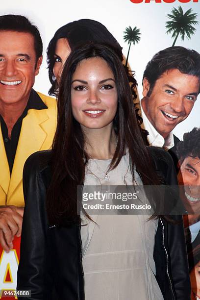 Actress Michela Quattrociocche attends the 'Natale A Bevery Hills' photocall at St. Regis Hotel on December 17, 2009 in Rome, Italy.