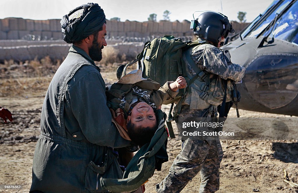 Airborne MEDEVAC Provides Emergency Medical Support In Helmand Province