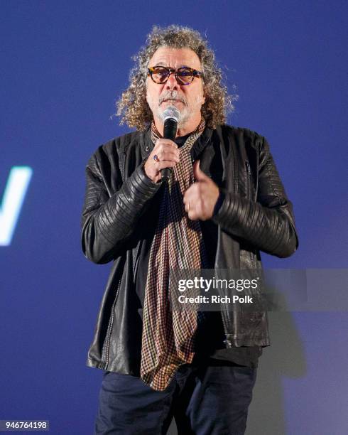 Director Jack Bender speaks on stage at a FYC Screening of Mr. Mercedes at Hollywood Forever on April 15, 2018 in Hollywood, California.