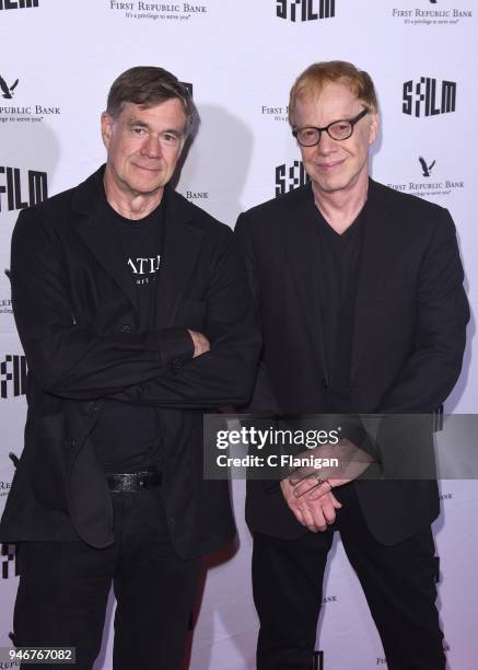 Director Gus Van Sant and Composer Danny Elfman attend the screening of 'Don't Worry He Won't Get Far on Foot' during the 2018 San Francisco Film...