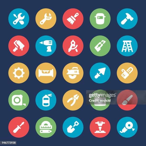 work tools icons - wire cutters stock illustrations