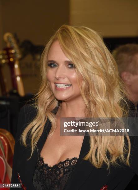 Miranda Lambert attends the 53rd Academy of Country Music Awards at MGM Grand Garden Arena on April 15, 2018 in Las Vegas, Nevada.