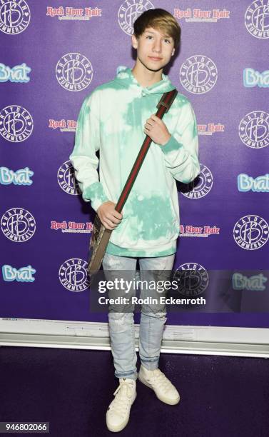 Conner Shane attends Hayden Summerall's 13th Birthday Bash at Bardot on April 15, 2018 in Hollywood, California.