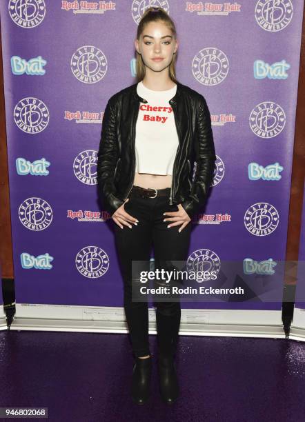 Jade Weber attends Hayden Summerall's 13th Birthday Bash at Bardot on April 15, 2018 in Hollywood, California.