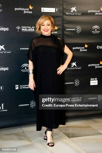 Carmen Machi attends Opening Day - Red Carpet - Malaga Film Festival 2018 on April 13, 2018 in Malaga, Spain.