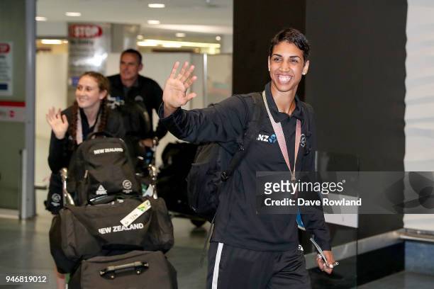 Alexis Pritchard, bronze medal for boxing during the Welcome Home Function at Novotel on April 16, 2018 in Auckland, New Zealand.