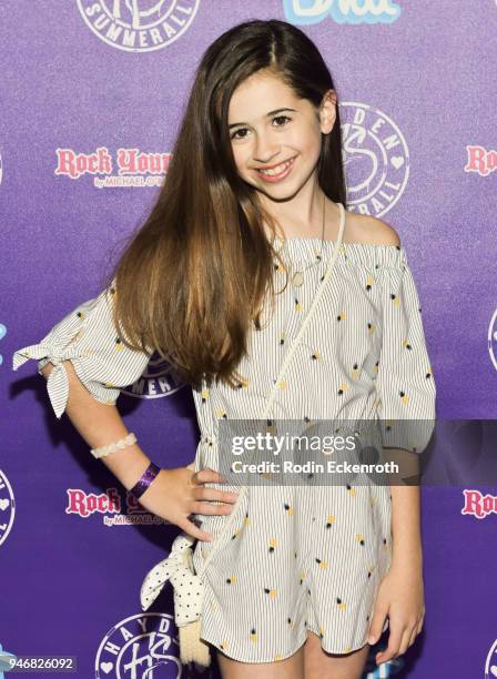 Tessa Espinola attends Hayden Summerall's 13th Birthday Bash at Bardot on April 15, 2018 in Hollywood, California.