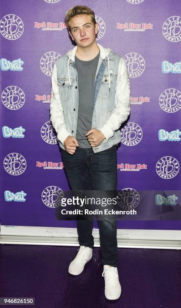 Jeremiah Perkins attends Hayden Summerall's 13th Birthday Bash at Bardot on April 15, 2018 in Hollywood, California.