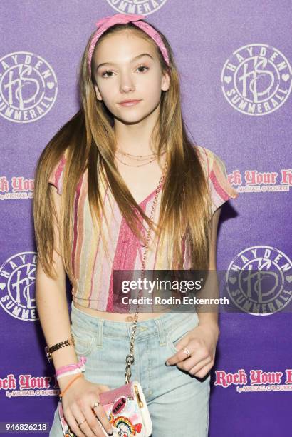 Jayden Bartels attends Hayden Summerall's 13th Birthday Bash at Bardot on April 15, 2018 in Hollywood, California.