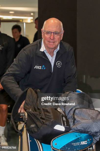 Sir Stephen Tindall during the Welcome Home Function at Novotel on April 16, 2018 in Auckland, New Zealand.