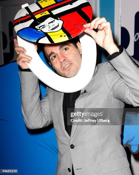 Actor/comedian Mario Cantone attends the launch of Charmin's "Going For Good" campaign in Times Square on December 17, 2009 in New York City.