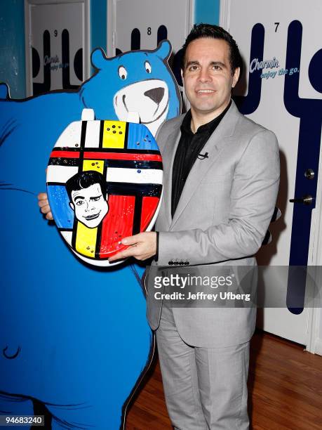 Actor/comedian Mario Cantone attends the launch of Charmin's "Going For Good" campaign in Times Square on December 17, 2009 in New York City.
