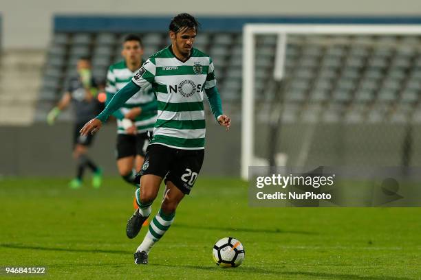 Sporting CP Midfielder Bryan Ruiz from Costa Rica during the Premier League 2017/18 match between CF Os Belenenses v Sporting CP, at Estadio do...