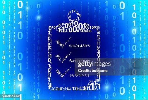 Checklist On Clip Board Binary Code Blue Vector Pattern Background High ...
