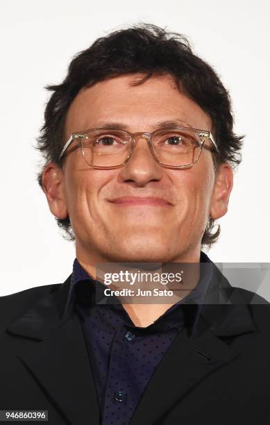 Director Anthony Russo attends the Japan premiere of 'Avengers Infinity War' at the Toho Cinemas Hibiya on April 16, 2018 in Tokyo, Japan.