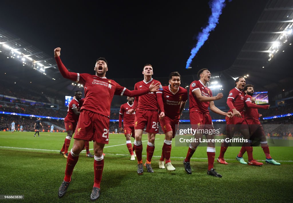 Manchester City v Liverpool - UEFA Champions League Quarter Final Second Leg