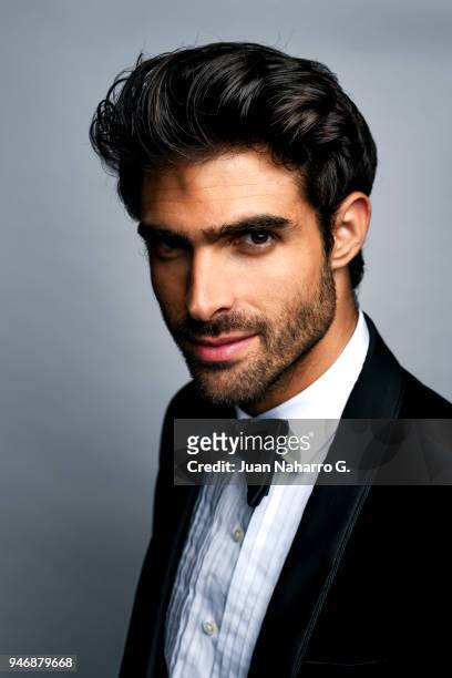 Spanish actor and model Juan Betancourt is photographed on self assignment during 21th Malaga Film Festival 2018 on April 13, 2018 in Malaga, Spain.