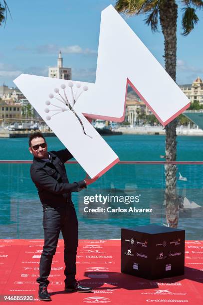 Juan Antonio Bayona attends 'I Hate New York' photocall during the 21th Malaga Film Festival on April 16, 2018 in Malaga, Spain.