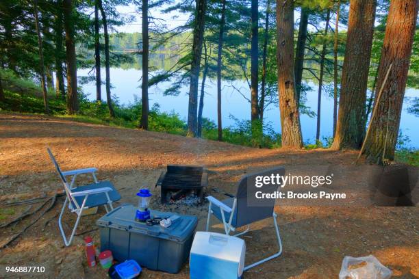 camping by the lake - winchendon ma stock pictures, royalty-free photos & images