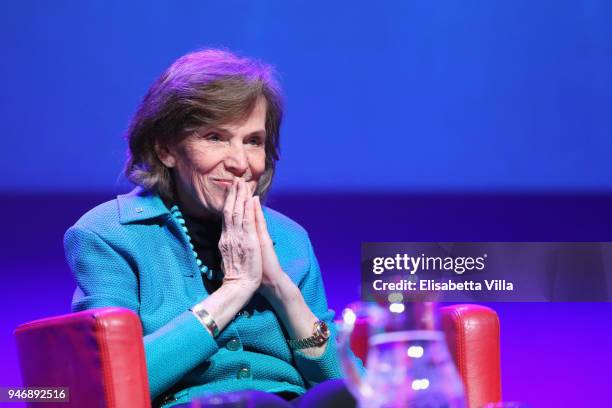 Syliva Earle attends the National Geographic Science Festival at Auditorium Parco Della Musica on April 16, 2018 in Rome, Italy. National Geographic...