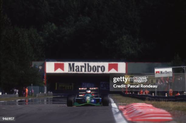 Jordan Ford driver Michael Schumacher in action during the Formula One Belgian Grand Prix at Spa-Francorchamps in Belgium. \ Mandatory Credit: Pascal...