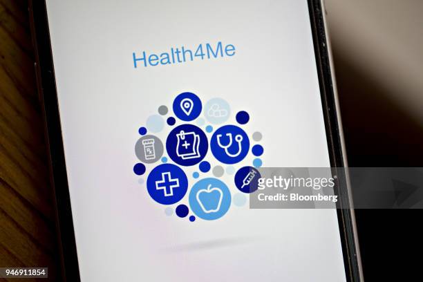 The UnitedHealthcare Health4Me application, a segment of UnitedHealth Group Inc., is displayed on an Apple Inc. IPhone in Washington, D.C., U.S., on...