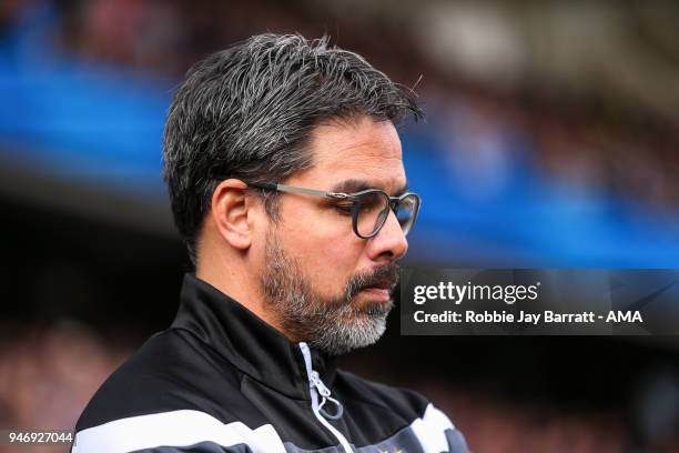 David Wagner head coach / manager of Huddersfield Town during the Premier League match between Huddersfield Town and Watford at John Smith's Stadium...