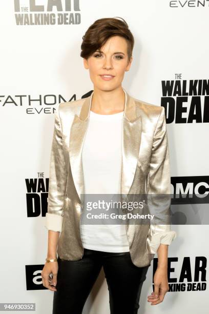 Maggie Grace attends the "The Walking Dead" & "Fear The Walking Dead" Celebrate Survival Sunday on April 15, 2018 in Century City, California.