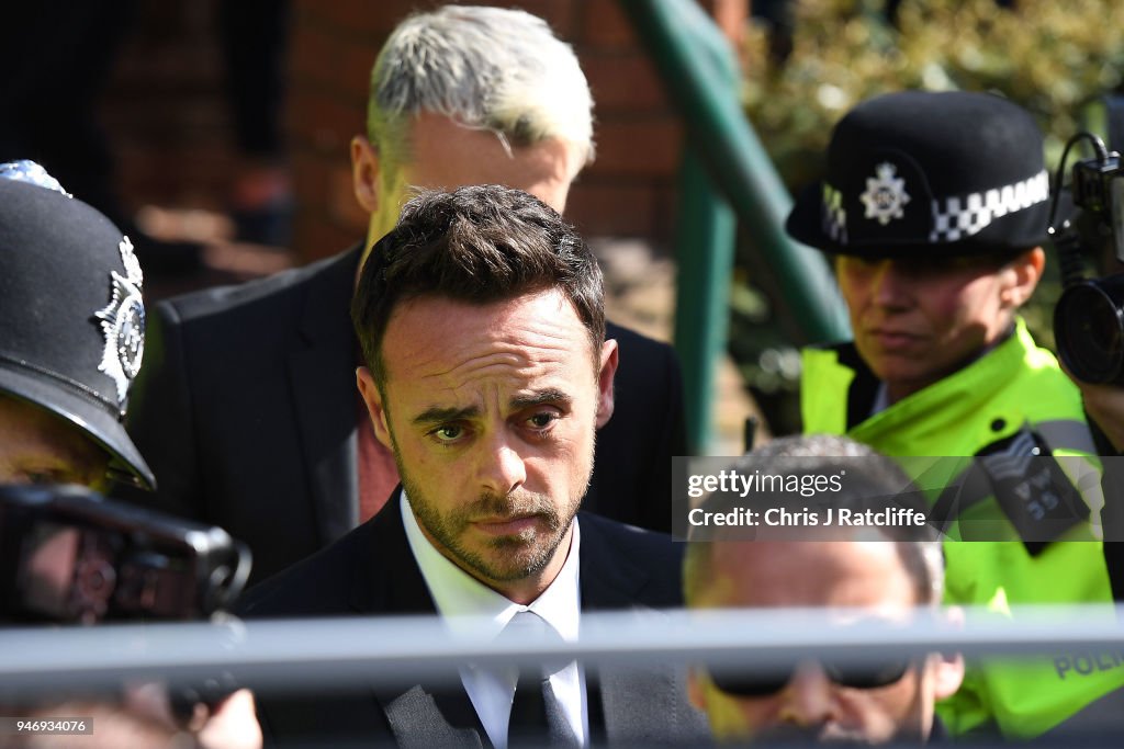 Ant McPartlin Appears In Court Charged With Drink Driving