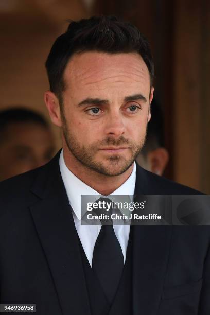 Ant McPartlin leaves Wimbledon Magistrates Court on April 16, 2018 in London, England. Anthony McPartlin, one half of the television presenting duo...