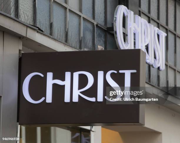 Christ jeweler and watchmaker GmbH - the picture shows the Christ logo.