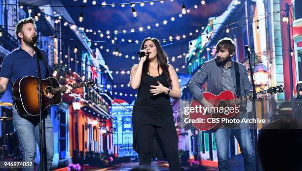 Lady Antebellum rehearses for the 53RD ACADEMY OF COUNTRY MUSIC AWARDS, scheduled to air LIVE from the MGM Grand Garden Arena in Las Vegas Sunday,...