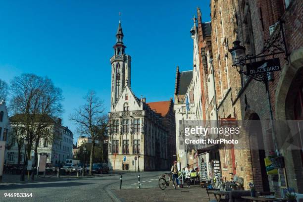 The historic city of Bruges or Brugge in Belgium. The largest city of West Flandres in the Flemish region of Belgium. The city center is a prominent...
