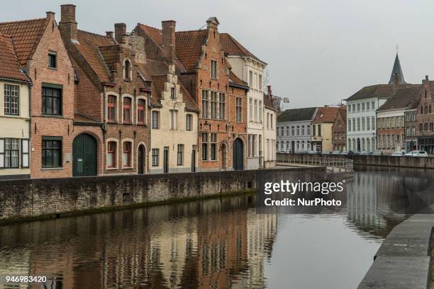 The historic city of Bruges or Brugge in Belgium. The largest city of West Flandres in the Flemish region of Belgium. The city center is a prominent...