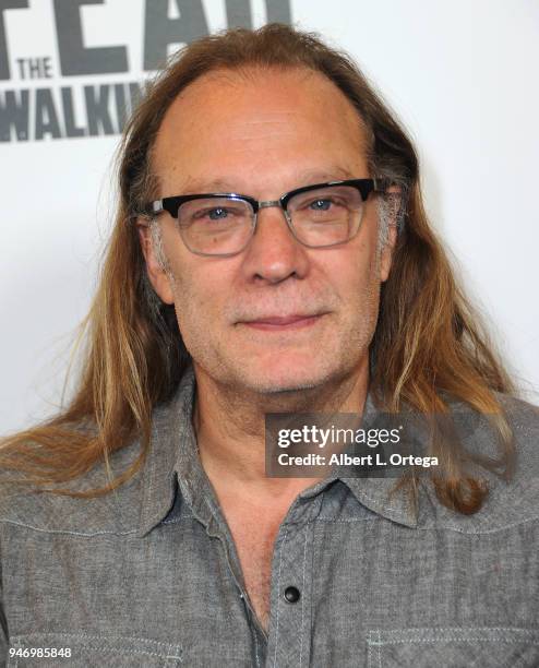 Director Greg Nicotero arrives for the Fathom Events And AMC's "Survival Sunday: The Walking Dead And Fear The Walking Dead" held at AMC Century City...