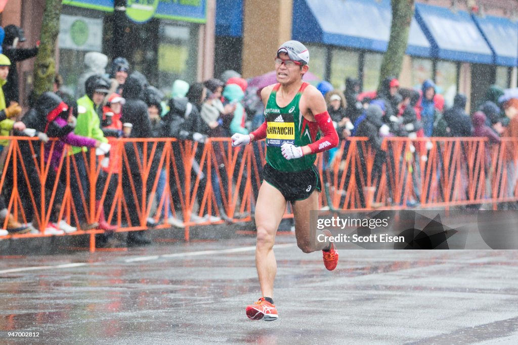 Runners Compete In The 2018 Boston Marathon