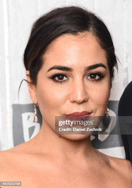 Audrey Esparza attends the Build Series to discuss the NBC show 'Blindspot' at Build Studio on April 16, 2018 in New York City.