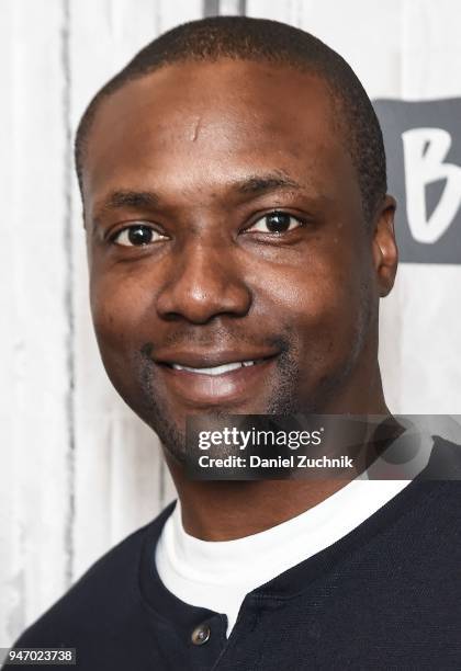 Rob Brown attends the Build Series to discuss the NBC show 'Blindspot' at Build Studio on April 16, 2018 in New York City.