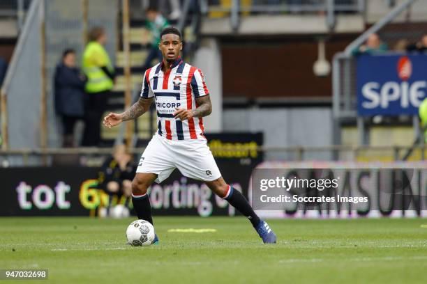 Giliano Wijnaldum of Willem II during the Dutch Eredivisie match between NAC Breda v Willem II at the Rat Verlegh Stadium on April 15, 2018 in Breda...