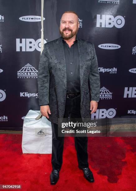 Songwriter Desmond Child attends the 33rd Annual Rock & Roll Hall of Fame Induction Ceremony at Public Auditorium on April 14, 2018 in Cleveland,...