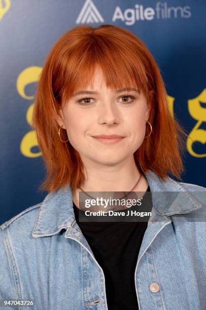 Jessie Buckley attends a special preview screening of 'Beast' at Ham Yard Hotel on April 16, 2018 in London, England.