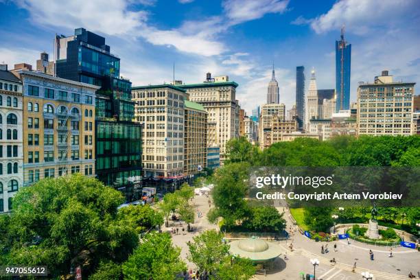 union square, new york - union square fotografías e imágenes de stock