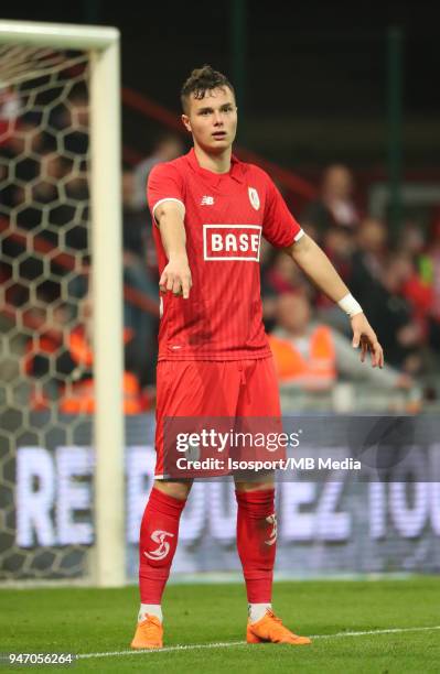 Liege , Belgium / Standard de Liege v Kaa Gent / "nZinho VANHEUSDEN"nFootball Jupiler Pro League 2017 - 2018 Play-Off 1 Matchday 3 / "nPicture by...