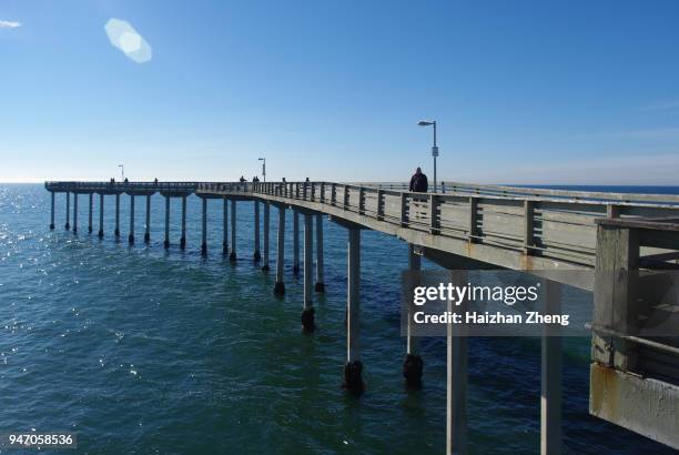 photos oceanside fishing pier, rebuilt in 1987 - 1987 2011 stock pictures, royalty-free photos & images