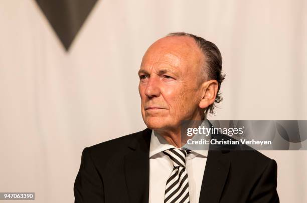 President Rolf Koenigs of Borussia Moenchengladbach during the Annual Meeting of Borussia Moenchengladbach at Borussia-Park on April 16, 2018 in...