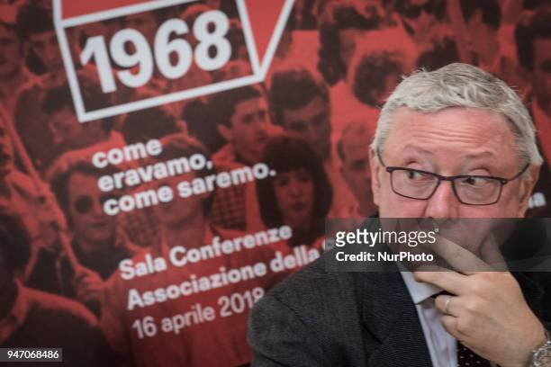 Vincenzo Maria Vita during Press conference to the foreign press, On the occasion of the 50th anniversary of 1968, Agi Agenzia Italia has...