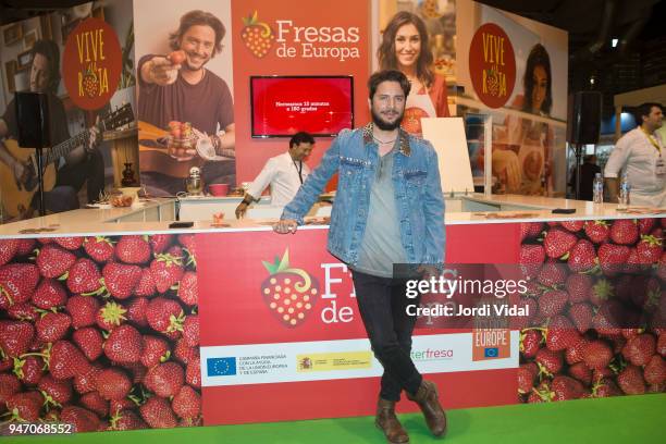 Manu Carrasco attends the presentation of Fresas de Europa in Alimentaria at Fira de Barcelona on April 16, 2018 in Barcelona, Spain.